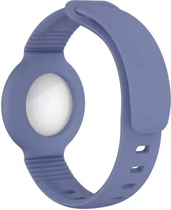 zwaar dynamisch verhaal Consumerce® Premium Siliconen Armband geschikt voor Apple AirTag voor  Kinderen Blauw... | bol.com
