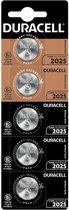 5-Pack DURACELL CR2025 3V Lithium knoopcelbatterij