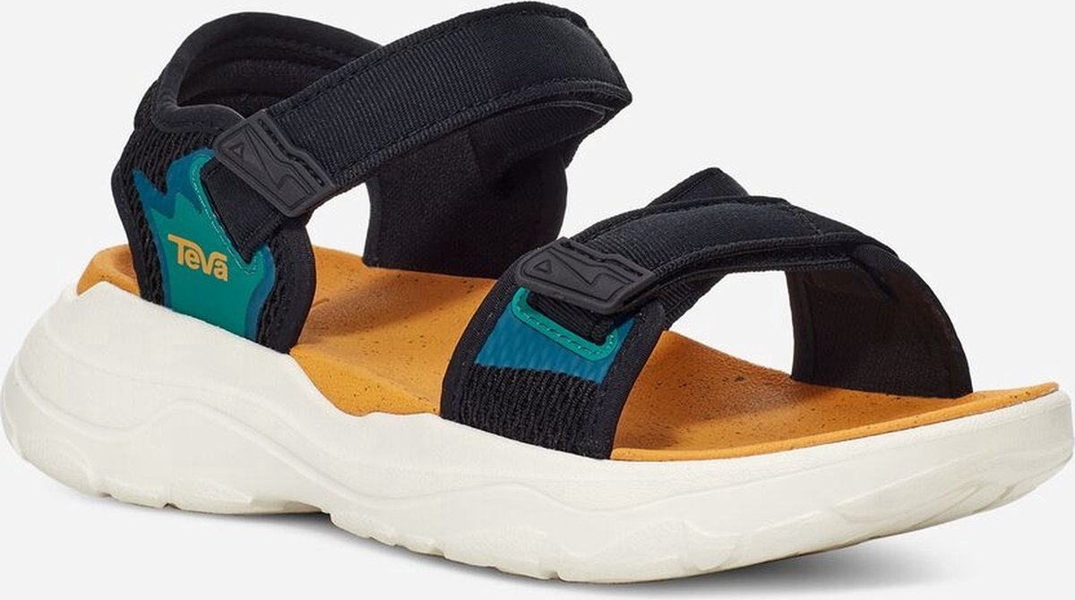 Teva M Zymic Heren Sandalen Black/Sunflower Maat bol
