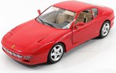 Ferrari 456 GT 1992 (Rood) (25 cm) 1/18 Bburago {Modelauto - Schaalmodel - Minatuurauto - Model auto}
