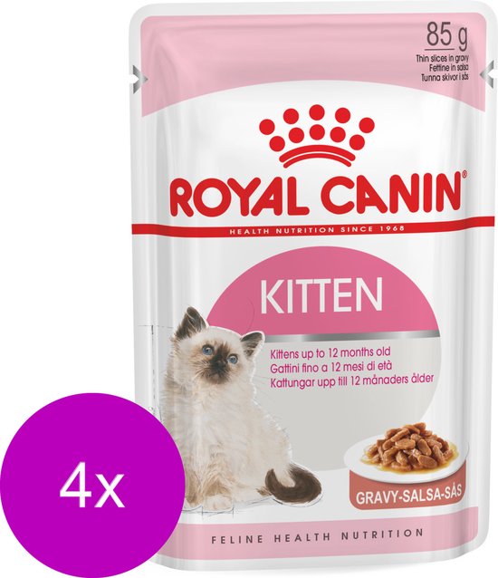 Royal Canin Fhn Kitten Instinctive Mp - Kattenvoer - 4 x ( 12 x 85 g)