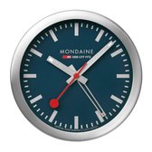 Mondaine M997.MCAL.46SBV - Horloge murale - Blauw - 125mm