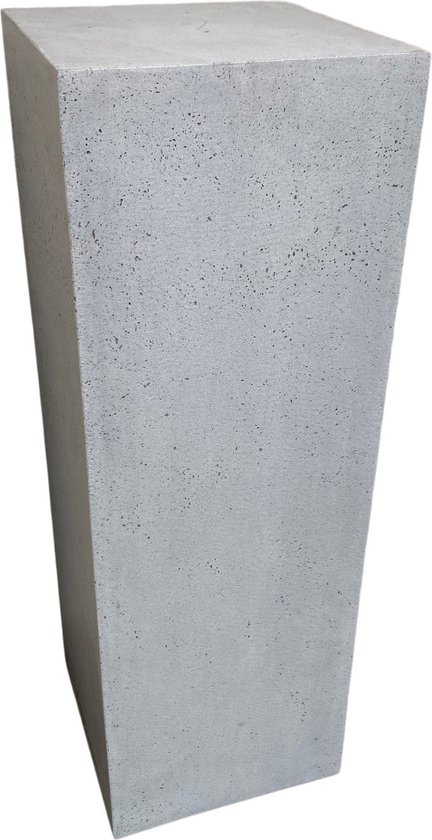 vocaal Bedienen psychologie zuil/sokkel/pilaar betonlook grijs 34x34x100 cm voor binnen en buiten |  bol.com