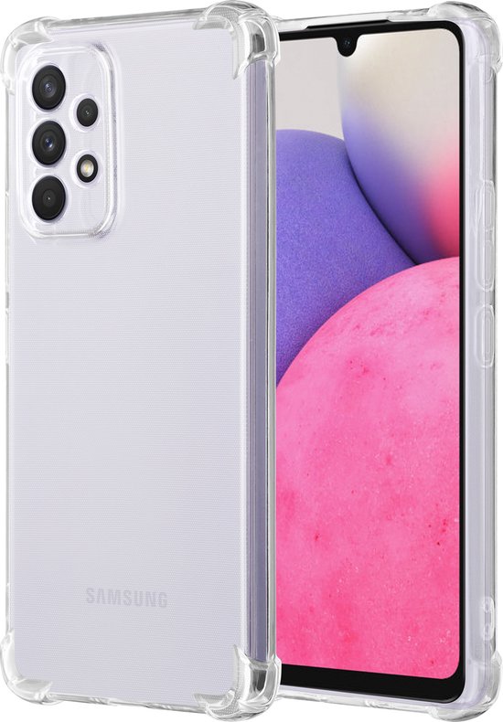 Coque Samsung Galaxy A72 5G Anti Choc | Étui en silicone antichoc | Couverture arrière transparente
