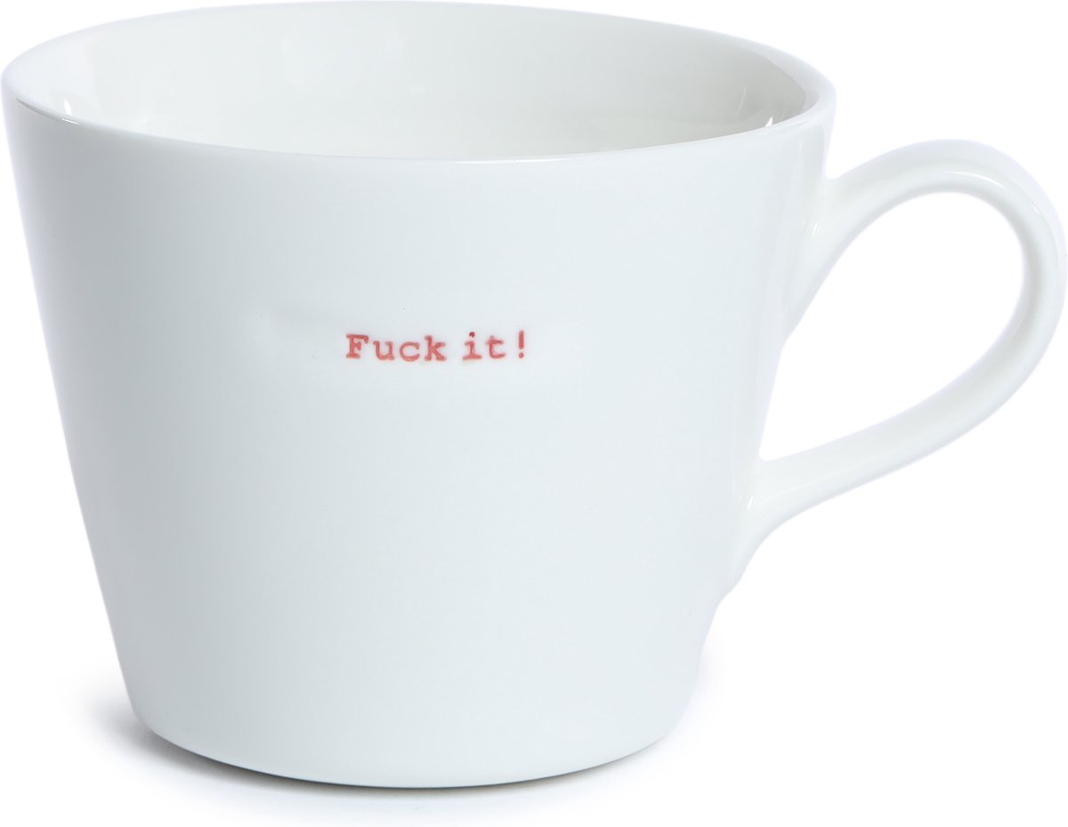 Keith Brymer Jones Bucket mug - Beker - 350ml - Fuck it! -
