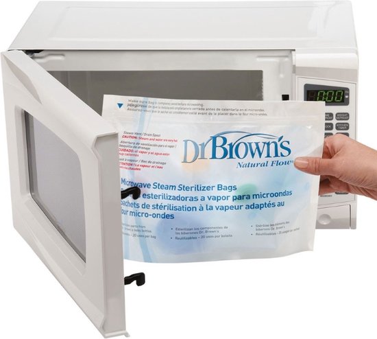 Dr. Brown's Magnetron Sterilisatiezakjes - 5 stuks van Merkloos — afbeelding 3