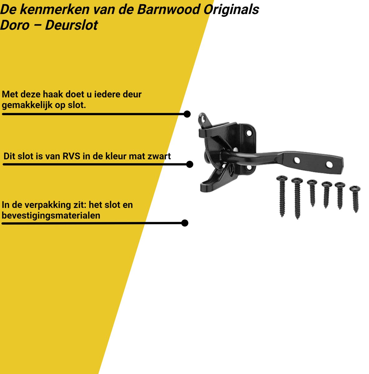 Schuifdeurslot Doro - Poortvanger