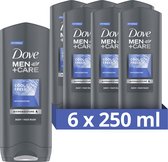 Dove Men+Care Cool Fresh Douchegel - 6 x 250 ml - Voordeelverpakking