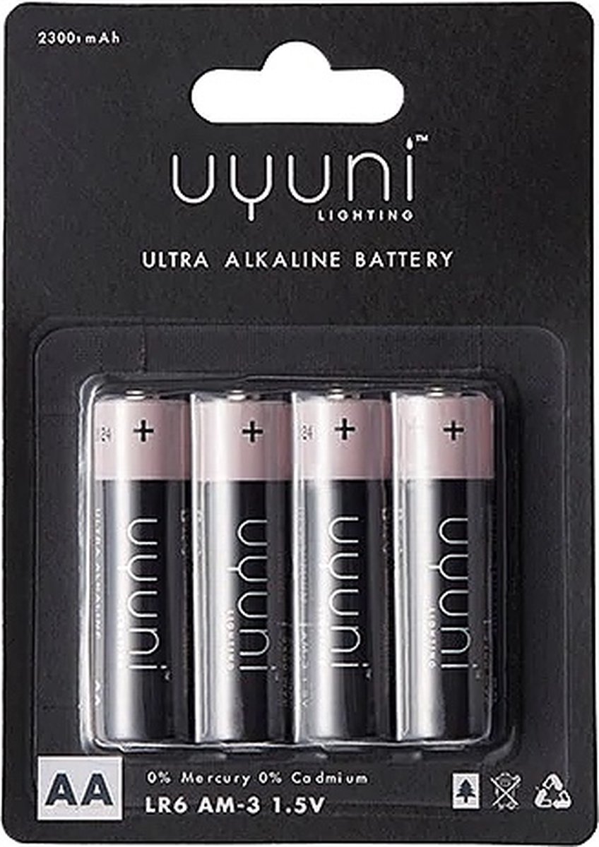Batterijen - 1.5 V - Uyuni Batterijen 4-pack AA