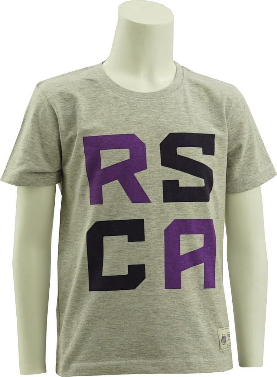 RSC Anderlecht t-shirt kids letters maat 158/164 (15 a 16 jaar)