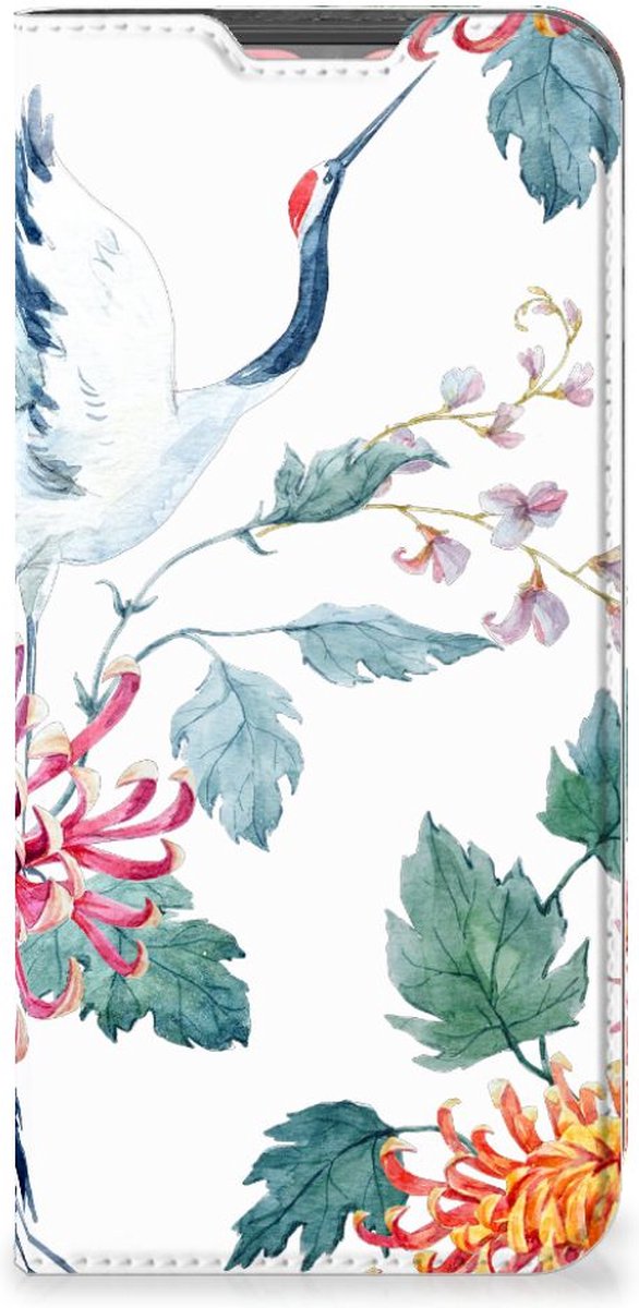 Samsung Galaxy A13 (4G) Hoesje maken Bird Flowers