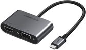 Convertisseur USB-C vers HDMI et VGA ( Compatible les Porto Thunderbolt 3)