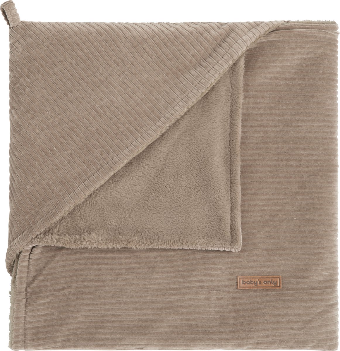 Baby's Only Couverture enveloppante Sky Urban Taupe - 75x75 cm