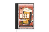 Carnet - Cahier d'écriture - Mancave - Bières - Vintage - Citations - Carnet - Format A5 - Bloc-notes - Cadeaux Sinterklaas - Cadeaux pour enfants - Cadeaux chaussures - Petits cadeaux
