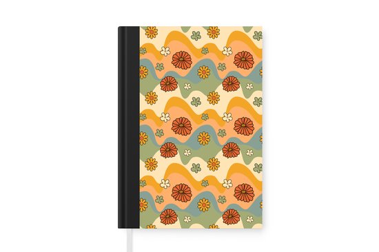 Carnet - Carnet - Motifs - Fleurs - Vintage - Carnet - Format A5 - Bloc-notes