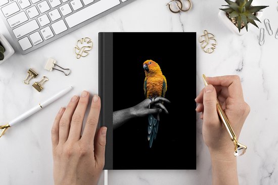 Carnet - Cahier d'écriture - Vogel - Branche - Perroquet - Carnet - Format A5 - Bloc-notes