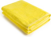 ARTG® Towelzz - AR036 - Douche - Badhanddoek - 100% katoen - 70 x 140 cm - Helder Geel - Bright Yellow - Set 2 stuks