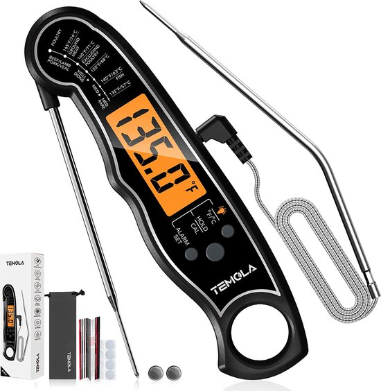 Luxe vleesthermometer Grill thermometer premium kwaliteit BBQ