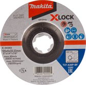 Makita E-00393 Afbraamschijf X-lock 125x22,23x6,0mm Staal
