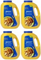 G'woon gewoon - Frituurvet frituurolie - 3 liter (multipak 4 flessen)