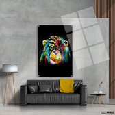 Luxe Plexiglas Schilderij Monkey | 40x60 | Woonkamer | Slaapkamer | Kantoor | Muziek | Design | Art | Modern | ** 5MM DIK**
