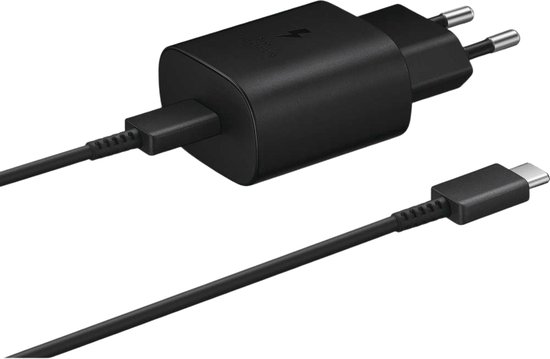 films feit Napier Samsung Universele USB-C adapter/oplader - Snellader 25W - Zwart - met  kabel | bol.com