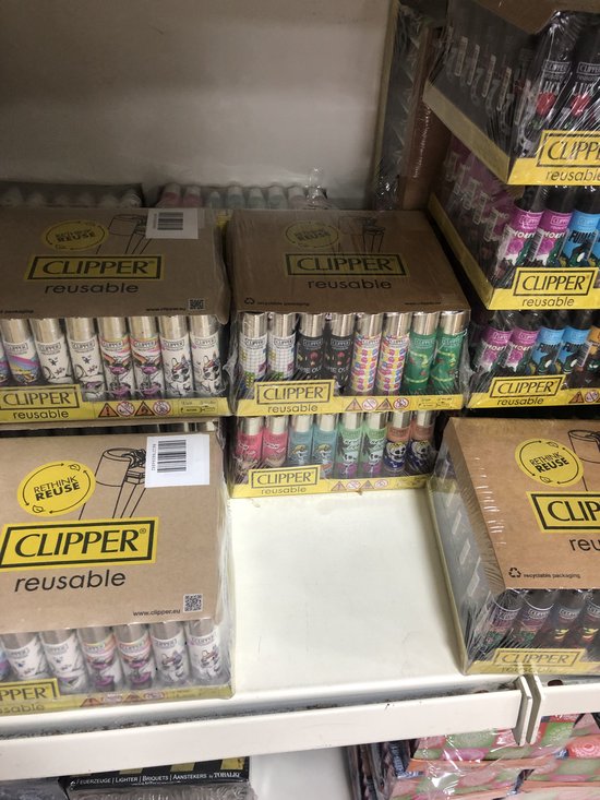 Clippers Aansteker - 48 stuks- Aansteker, Vuursteen aansteker, vuursteenaasteker, vuurwerk, koken, Vuurwerk - Kaarsen- Hervulbaar, - Clipper