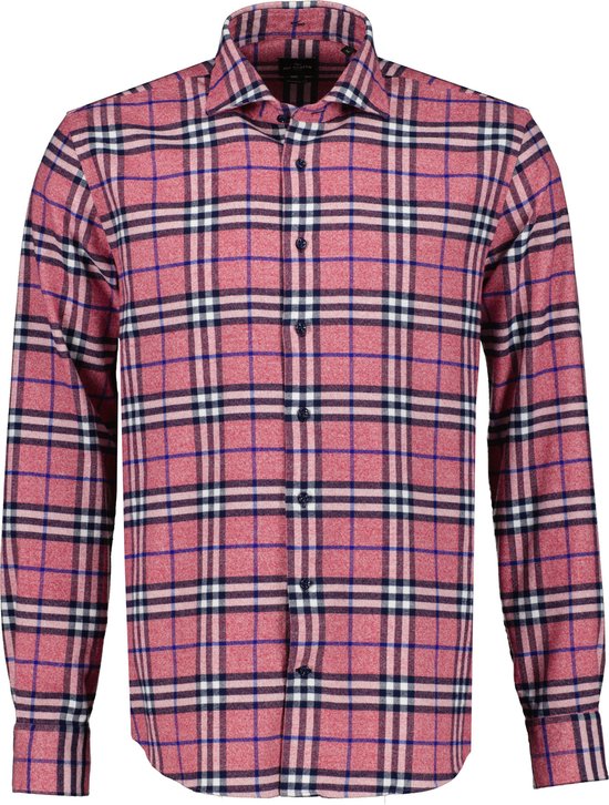 Jac Hensen Overhemd - Modern Fit - Rood - 4XL Grote Maten