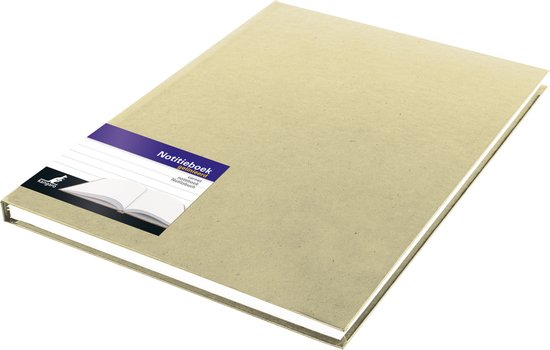 Kangaro notitieboek - A4 - lijn - 192 pagina's - 70 grams - harde kaft -  kraft - K-5523 | bol.com