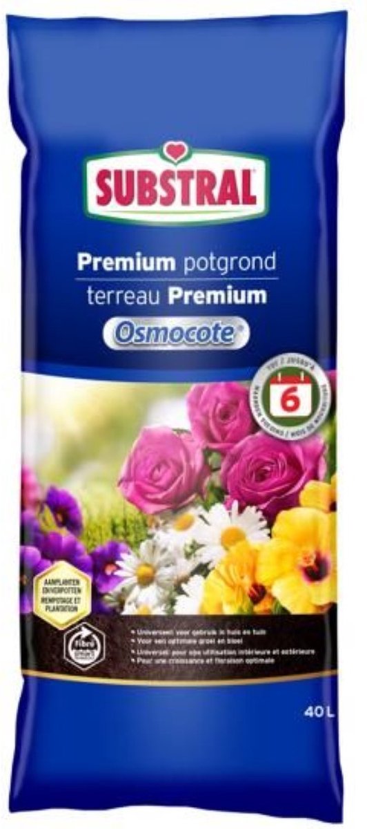 Substral Premium Potgrond Osmocote 40lt