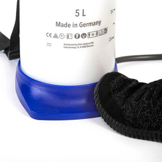 Edialux Coral 5 L druksproeier, drukspuit voor reiniging, ontsmetting en tuinwerkzaamheden, geschikt voor bleekwater, schoonmaakazijn herbiciden, bruine zeep, soda, verwisselbare onderdelen van Merkloos	 — afbeelding 4