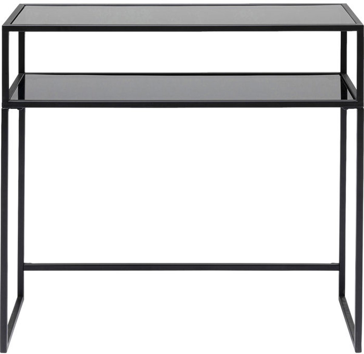 Kare Sidetable Loft Black 80x85 cm