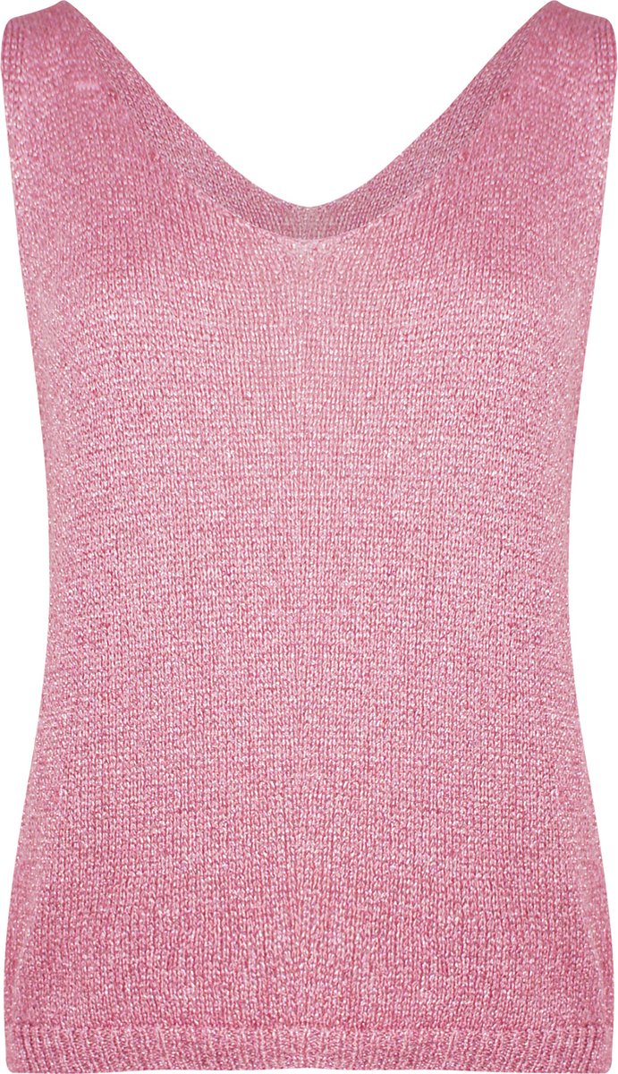 Gehaakt Glitter Hemdje Oud Roze