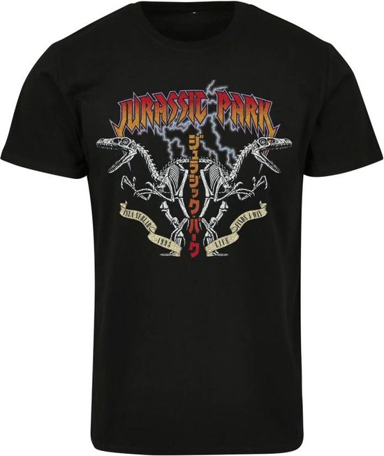 Merchcode Jurassic Park - Rock Heren T-shirt - XXL - Zwart