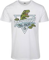 Merchcode Jurassic Park - Raptors Heren T-shirt - M - Wit