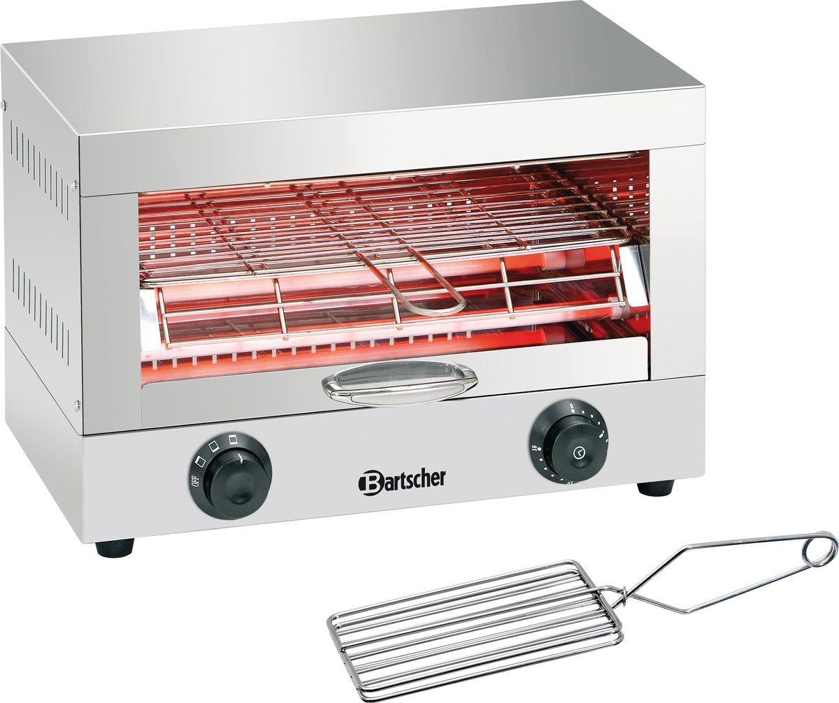 Batscher A151300 - Tosti ijzer - RVS/zilver