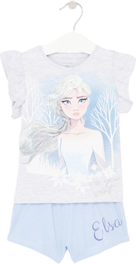 Disney Frozen La Reine des Neiges Elsa Pyjama / Short Blauw Taille 98