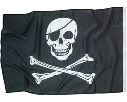 Amscan Piratenvlag 92 X 60 Cm Polyester Zwart