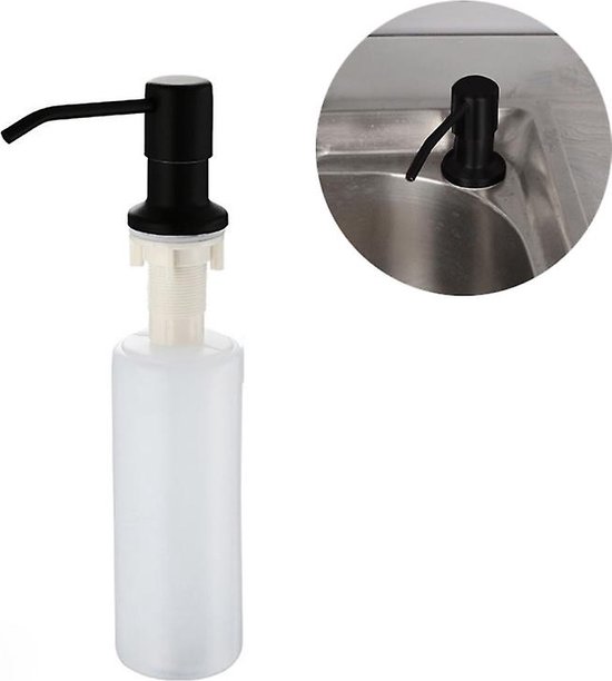 iBright Distributeur de savon encastrable bouteille 350ML - Acier  inoxydable -... | bol.com