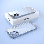 Smartphonica iPhone 13 Pro hoesje met 3D metallic opdruk - Blauw / TPU / Back Cover geschikt voor Apple iPhone 13 Pro