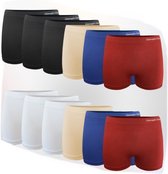 Bol.com Dames boxershorts hoog naadloze 12 pack S-L 36-40 aanbieding