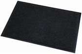 Deurmat/droogloopmat Memphis zwart 60 x 80 cm - Schoonloopmat - Inloopmat | Deurmat 60x80 cm | Inloopmat