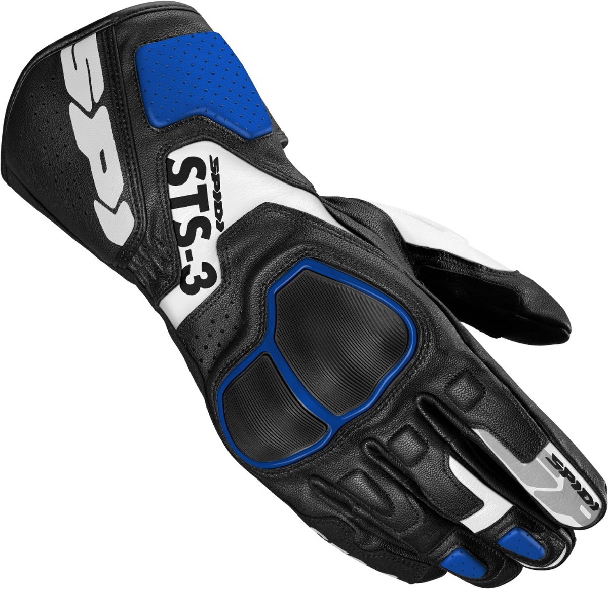 Spidi STS-3 Zwart Blauw - Handschoen