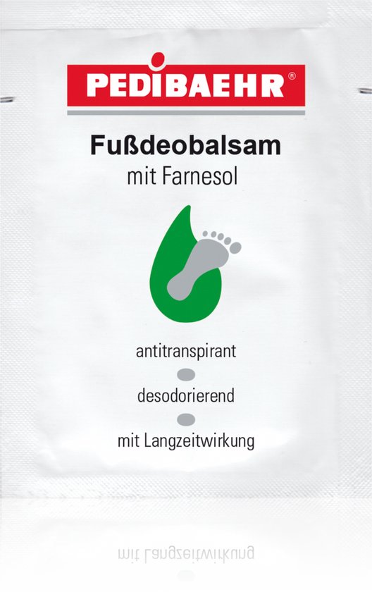 PEDIBAEHR - Voetdeobalsem - 10849 - Sachet 2ml - Antitransparant -