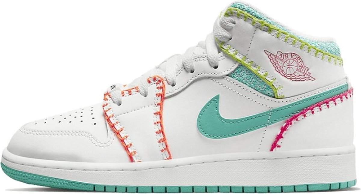 Nike Nike Air Jordan 1 Mid GS �Knitted� Sneakers Unisex Wit