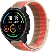 Strap-it Smartwatch bandje nylon - geschikt voor Xiaomi Mi Watch / Xiaomi Watch S1 / Watch S1 Pro / Watch 2 Pro - Active - pink pomelo