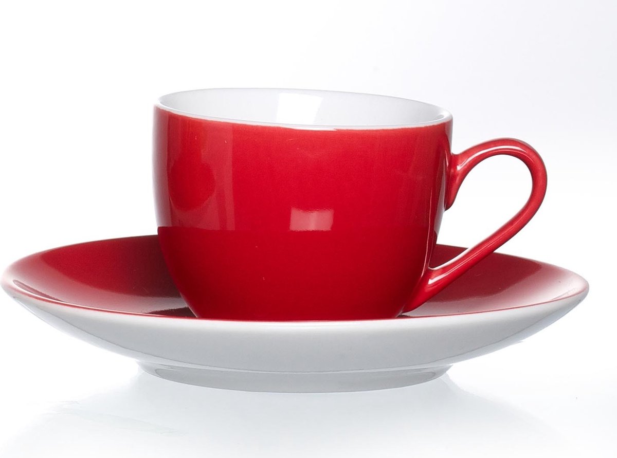 Flirt by R&B DOPPIO kopje Rood Koffie