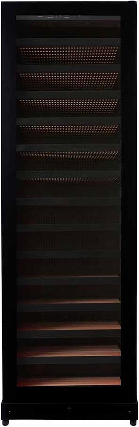 Pevino PBI100S-HHBS Wijnkoelkast 54 flessen Zwart Mat Staal - Pevino - €1.999,00