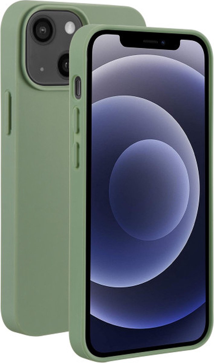 Iphone 13 mini hoesje - siliconen case - telefoonhoesje - groen