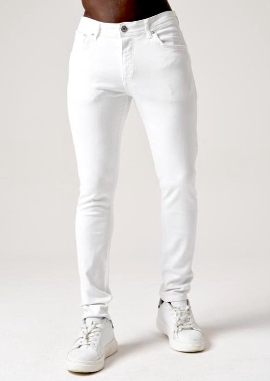 Jeans Witte Homme Slim Fit - DC-034 - Wit